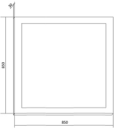 Бриклаер Мебель для ванной Берлин 80 оникс серый с белой ручкой – фотография-22